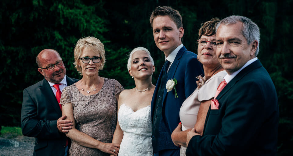 Gruppenbilder Hochzeit
