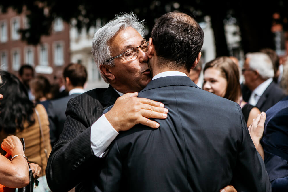 Hochzeitsfotograf Köln Sektempfang