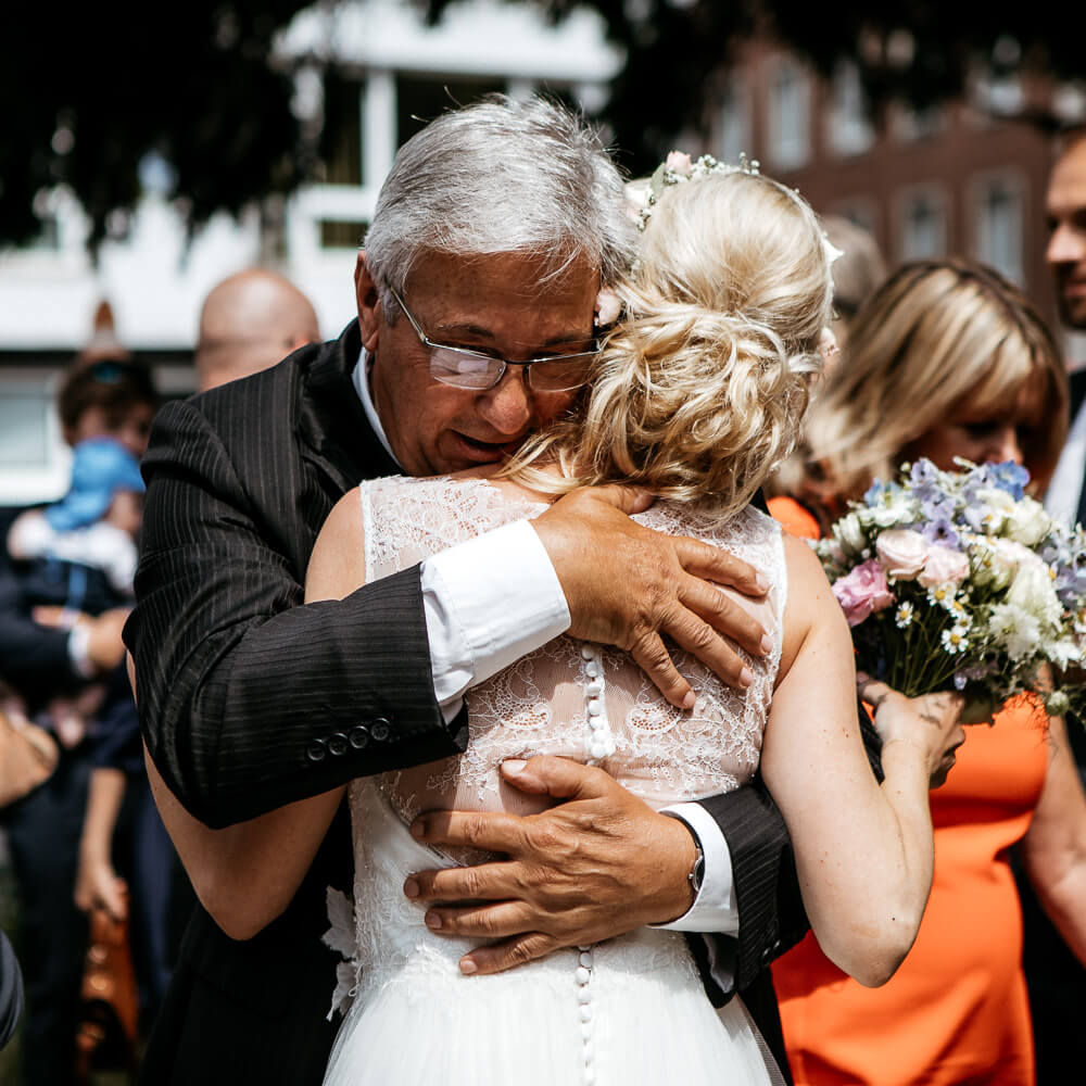 Hochzeitsfotograf Köln Sektempfang