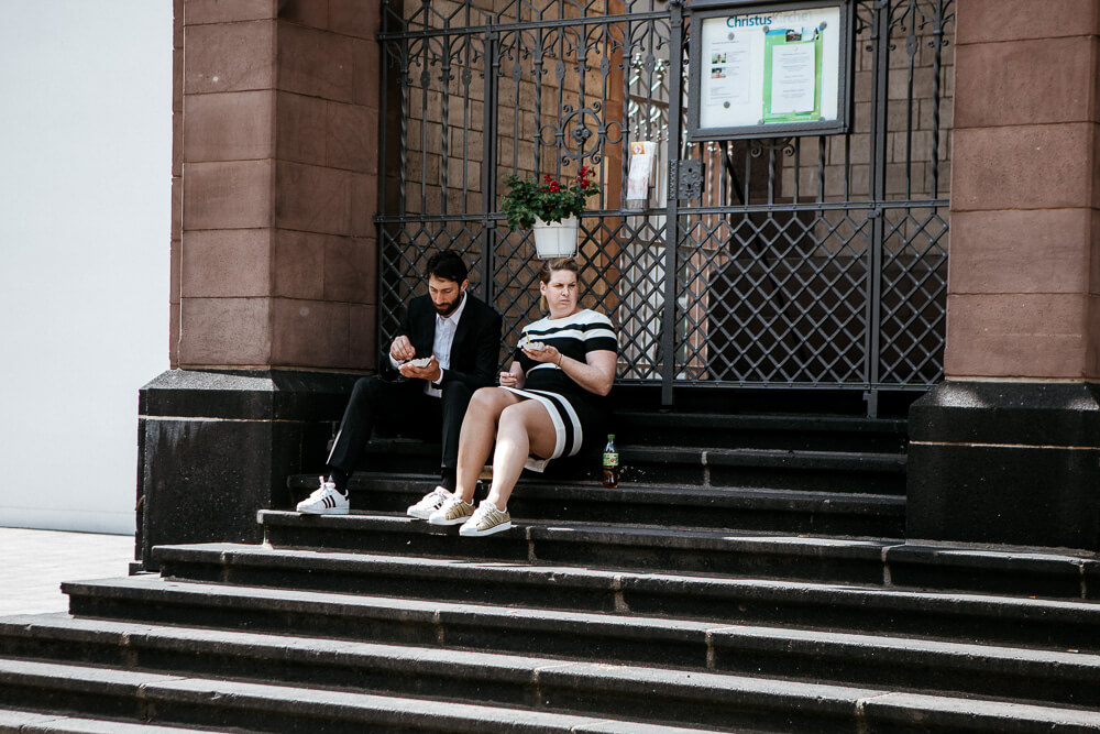 Hochzeitsfotograf Köln Sektempfang