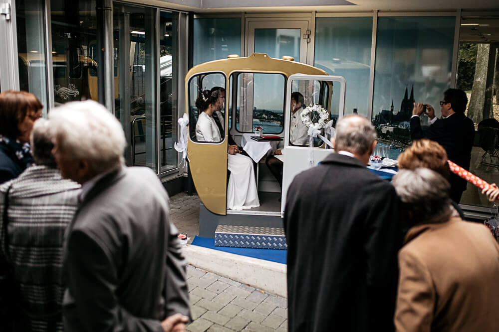 Trauung Rheinseilbahn Köln