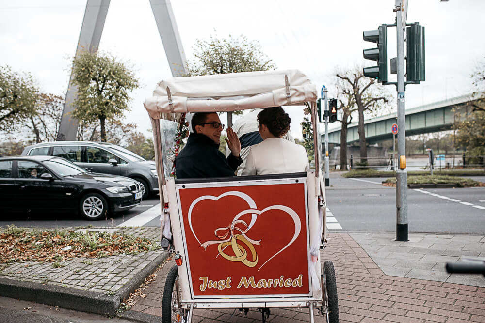 Hochzeitsrikscha Köln