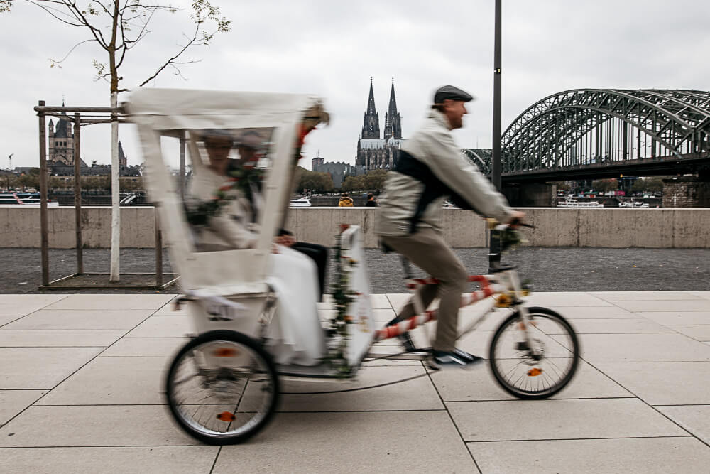 Hochzeitsrikscha Köln